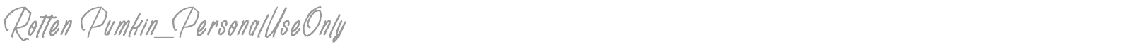Rotten Pumkin font preview